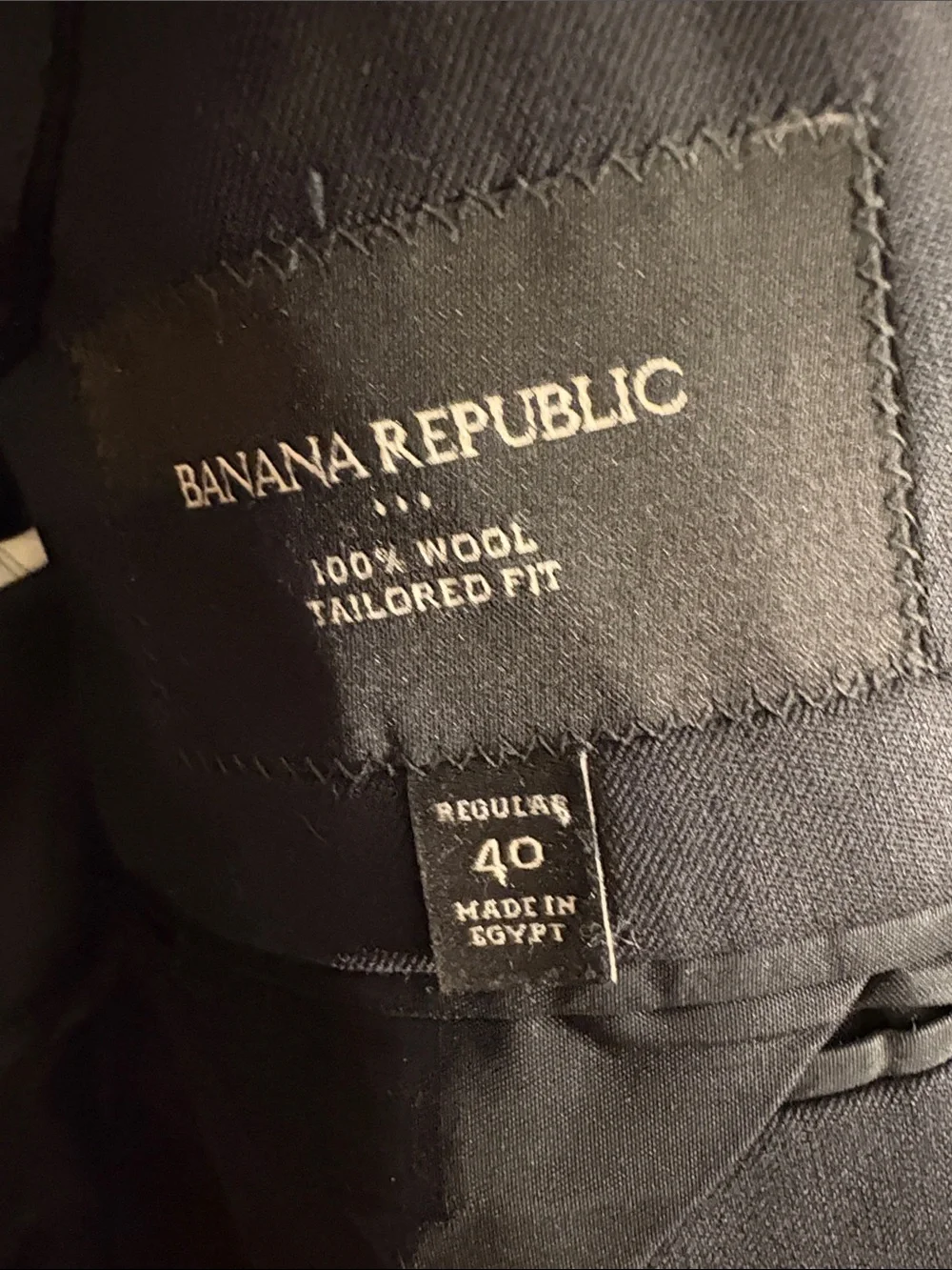Black Blazer Wool classic black Banana Republic